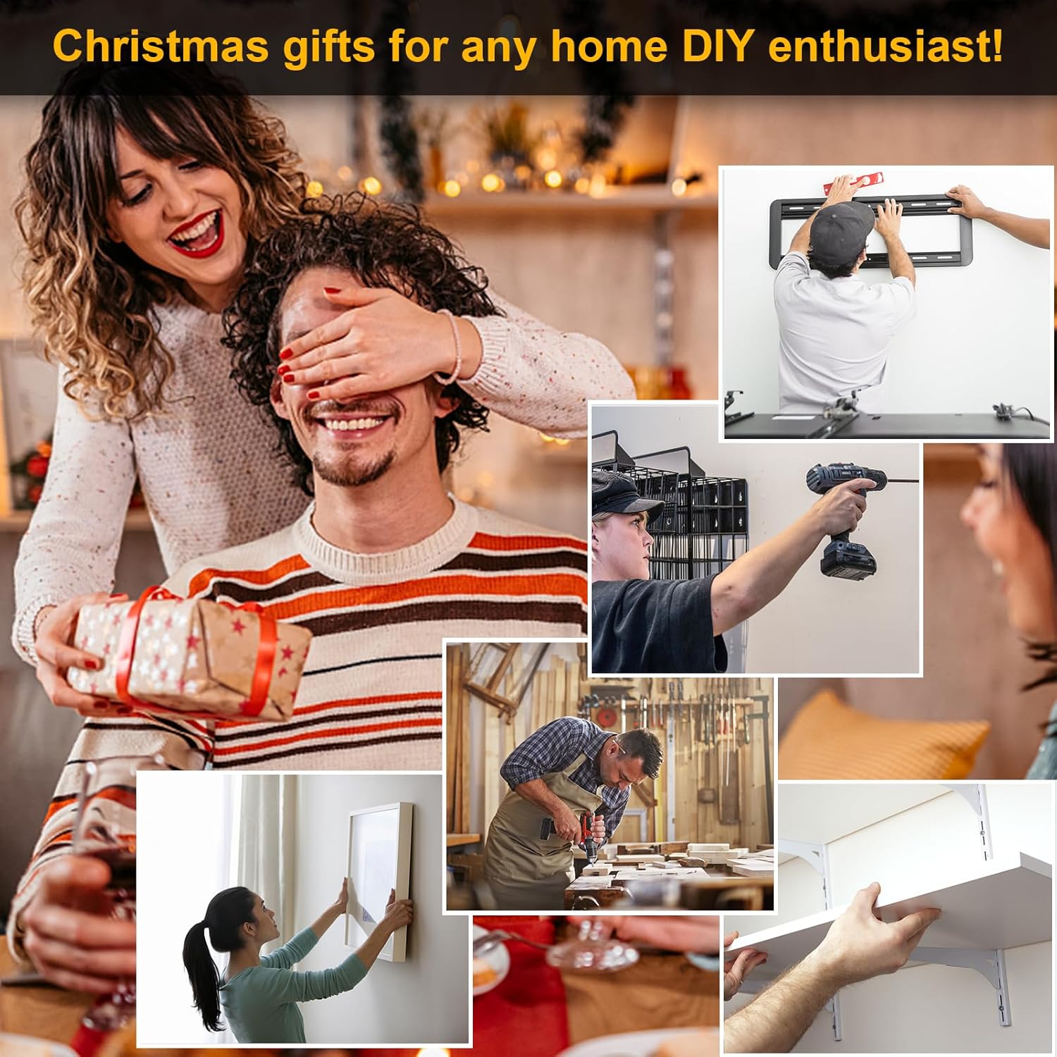 Skiennix Stud Finder Wall Scanner - 5-in-1 Tool with Microprocessor Chip & HD LCD Display | Yellow Pear