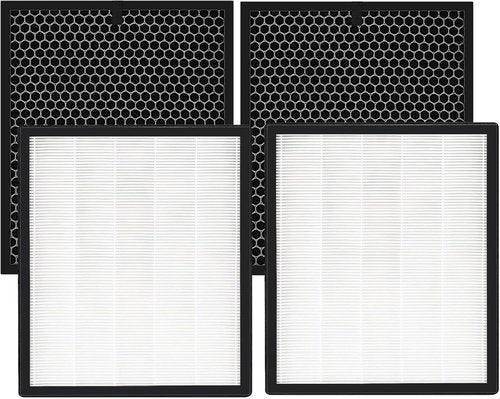 **LEVOIT LV-PUR131 Replacement Filters - 2 Pack HEPA & Activated Carbon for Optimal Air Purification**