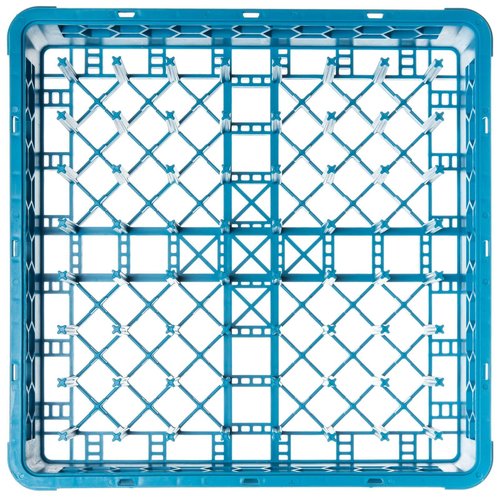 Carlisle RTP14 OptiClean All-Purpose Blue Tall Peg Plate/Tray Rack