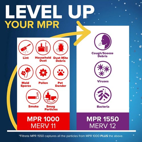 Filtrete Refillable Air Filter - MPR 1000, MERV 11 Allergen Defense | 16x25x4, 2 Pack for HVAC Systems