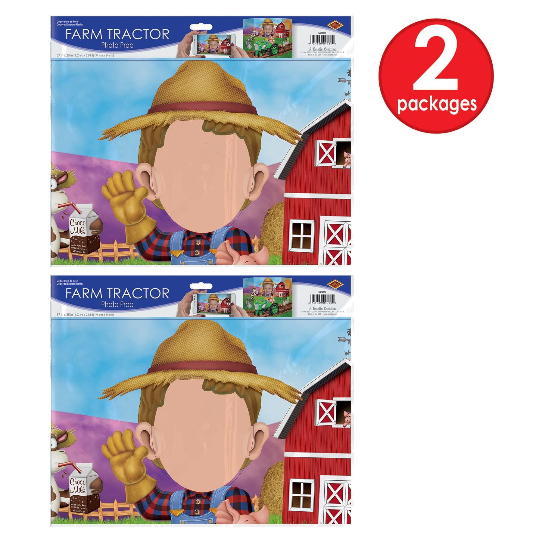 Beistle , 2 Piece Farm Photo Props, 3' 1'' x 25''