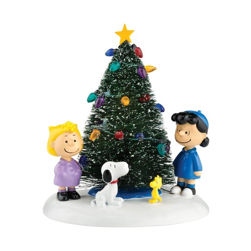 Department 56 Peanuts Village O' Christmas Tree Accessory Figurine