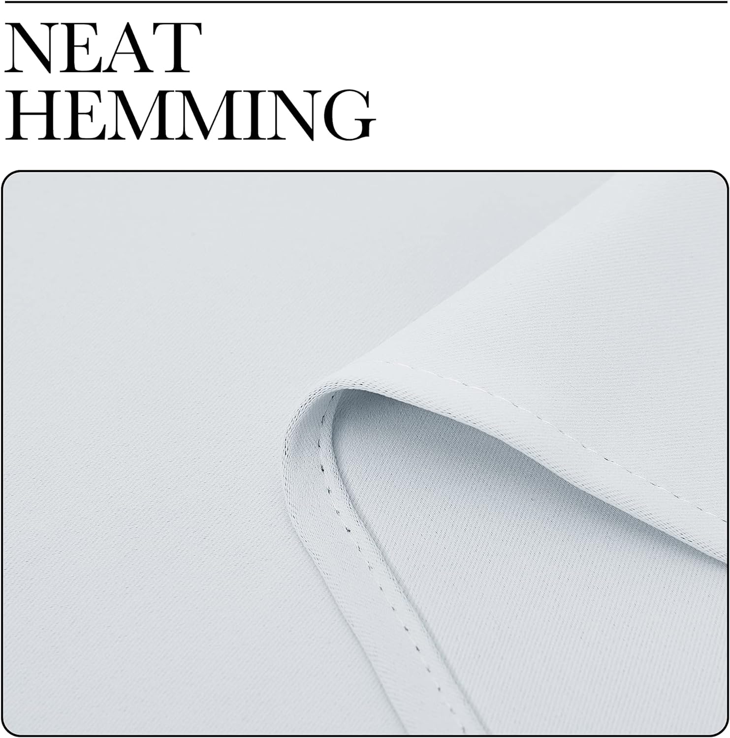 NICETOWN Thermal Insulated Grommet Curtains - Room Darkening Drapes for Bedroom | 2 Panels, 42x63, Platinum Greyish White