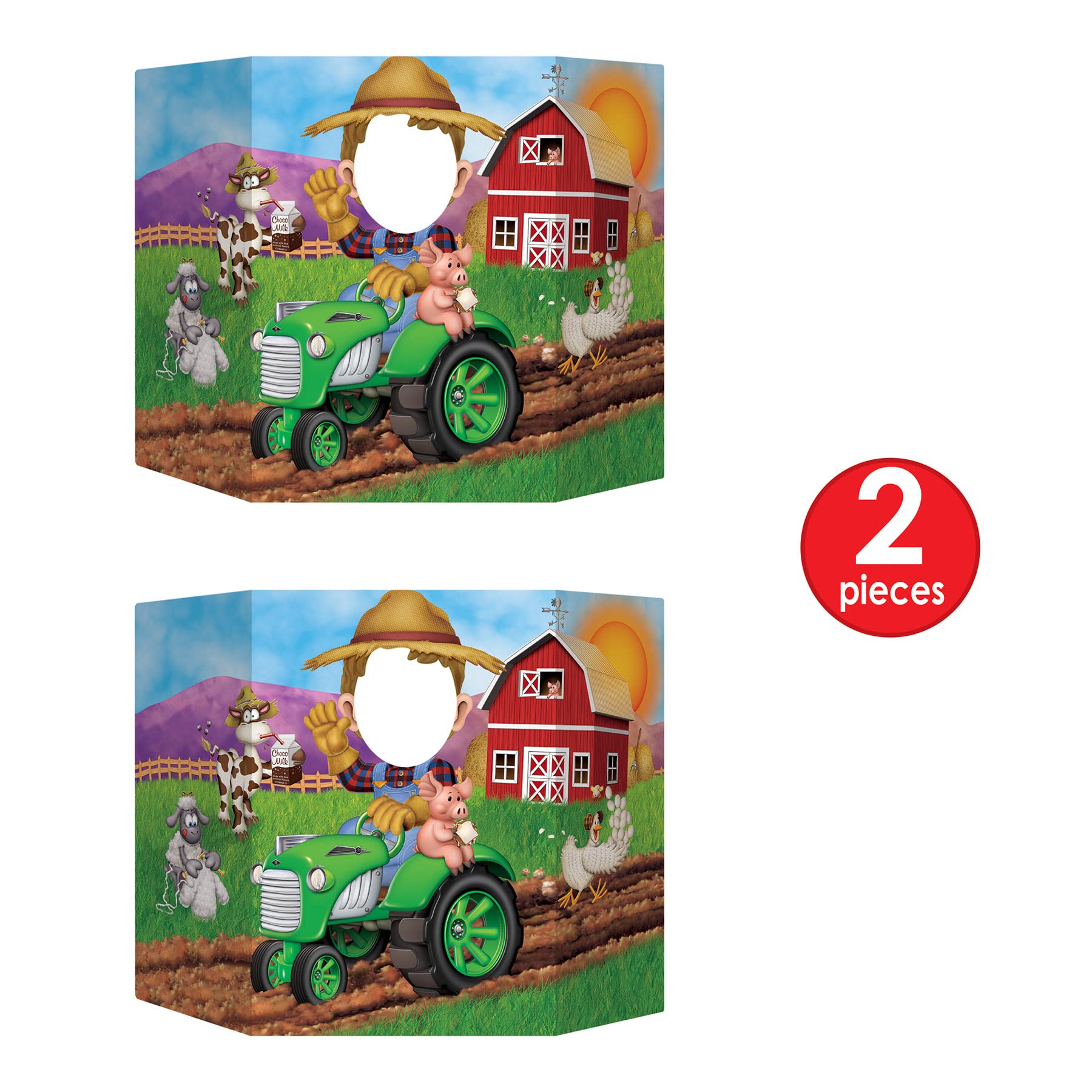 Beistle , 2 Piece Farm Photo Props, 3' 1'' x 25''