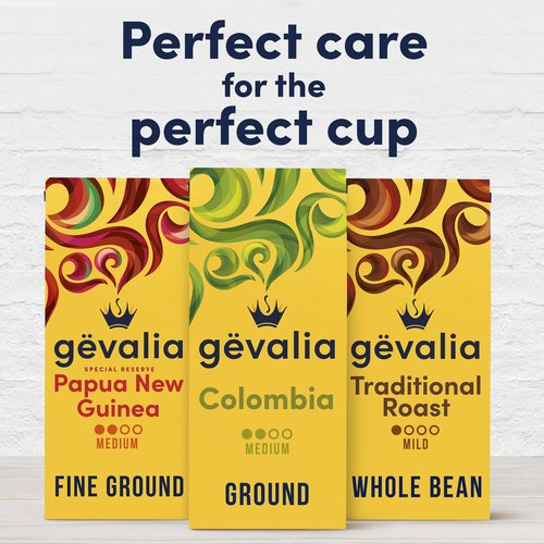 Gevalia Colombia Medium Roast Ground Coffee, 12 Ounce (Pack of 6)