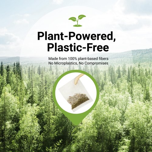 Premium 20 Mullein Tea Bags For Lungs - 100% Pure Mullein Leaf | For Lung Health & Respiratory Wellness Support | Caffeine Free - No Additives & Non-GMO | Plastic-Free, Plant-Based Tea Bags