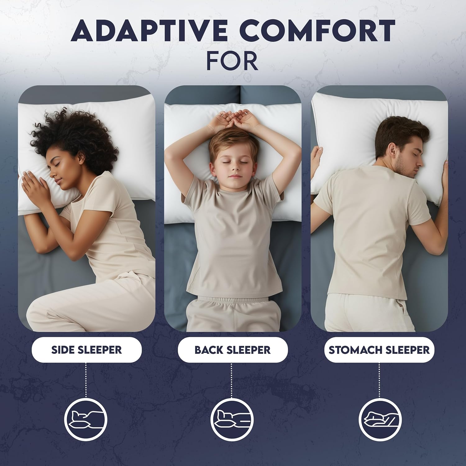 Utopia Bedding Queen Size Bed Pillows - Soft & Fluffy Down Alternative, Cooling Gusseted Design | Set of 2