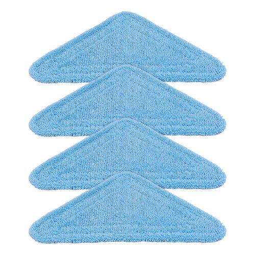 Sgizoku Steamer Mop Pads Attachments for Wagner Steam Cleaner 905e, 915e and 925e - Reusable Steam Replacement Triangular Microfiber Mop Pads for Handheld Steam Cleaner - 4 Pack