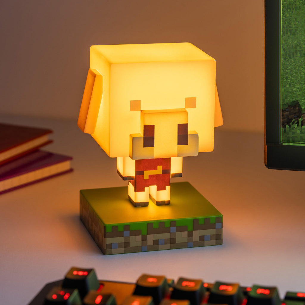 Paladone Minecraft Piglin Mini Light – Officially Licensed LED Night Lamp for Kids' Bedrooms, Gaming Rooms & Home Decor – Battery-Powered Collectible