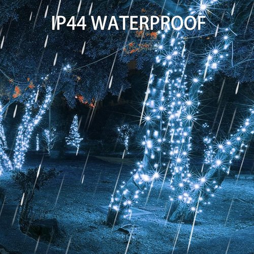 Dazzle Bright 66FT 200 LED Christmas Lights - Waterproof String Lights with 8 Modes for Indoor/Outdoor Decor