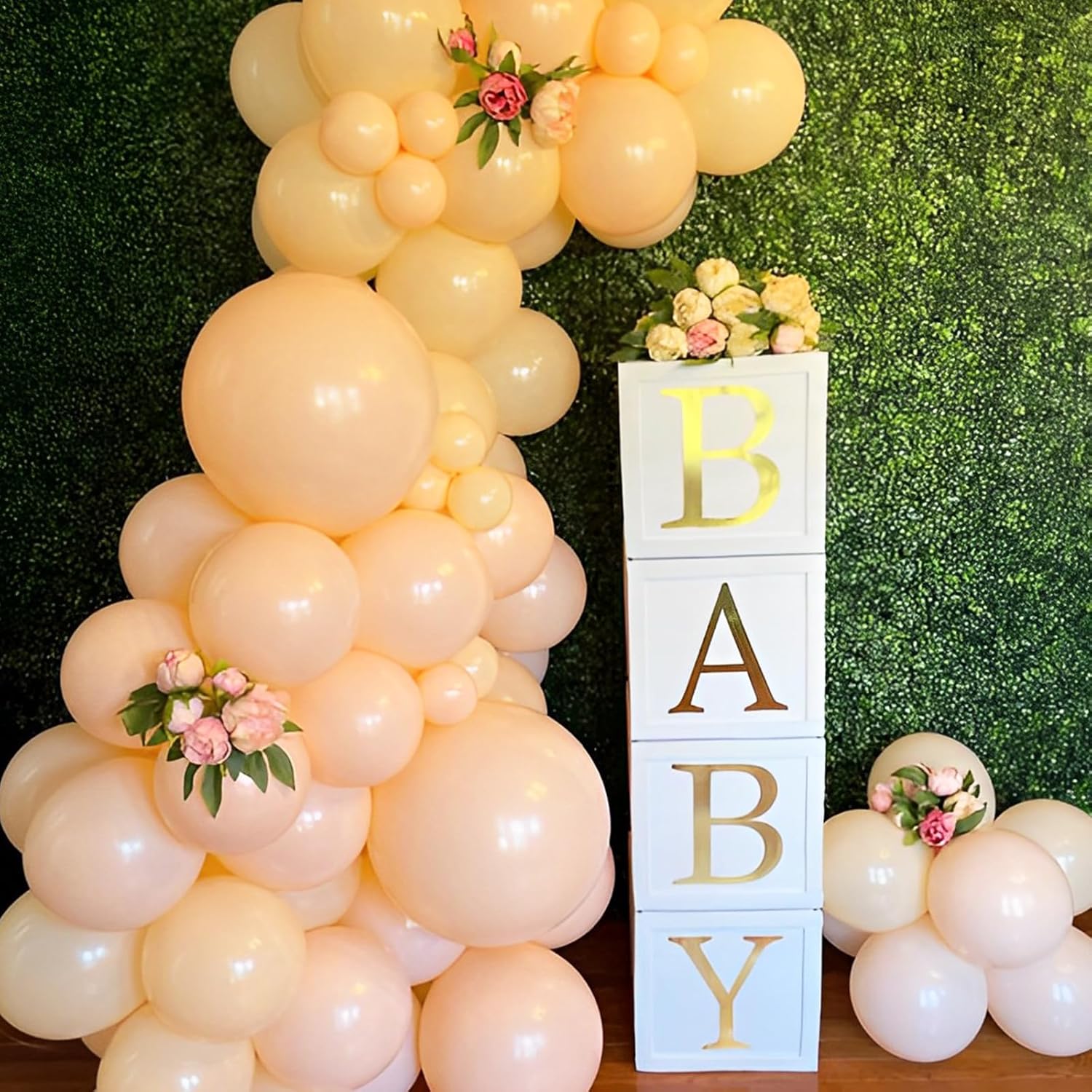 Voircoloria Blush Balloons - 66-Pack 12-Inch Nude Latex Balloons for Weddings, Graduations & Parties
