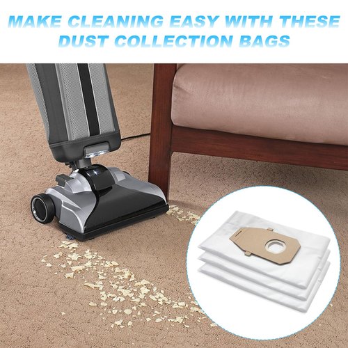 3 Pack AH10000 Filter Vacuum Cleaner Bags Fit for Hoover Platinum Type-Q HEPA Upright UH30010COM Vacuum Cleaner, Part 902419001