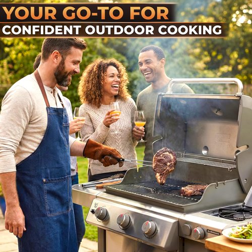 2 Pcs Carving Fork for Meat – 12 Inch Stainless Steel Meat Forks for Kitchen, Heat-Resistant Non-Slip Handles – Two-Prong Straight & Curved BBQ Fork for Slicing, Grilling & Serving