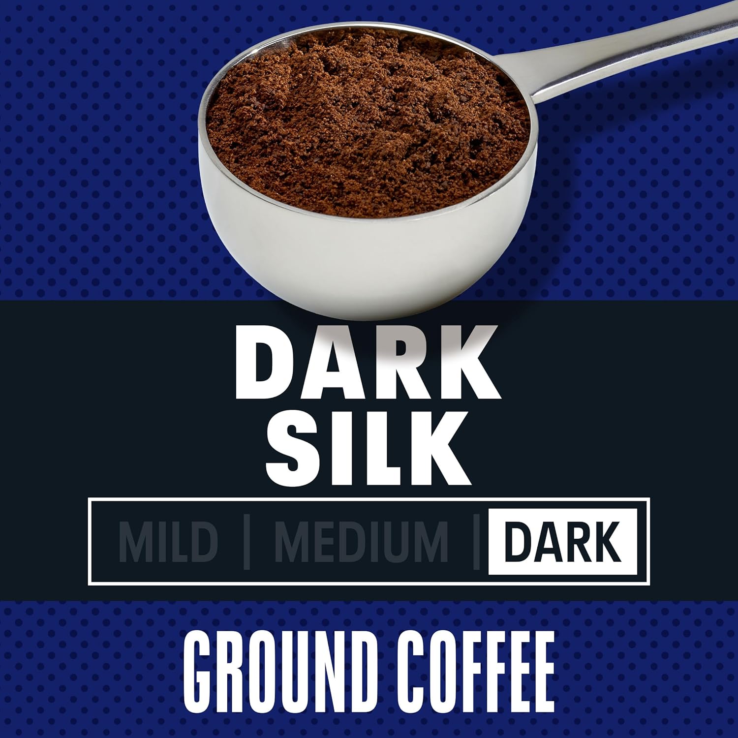 Maxwell House Dark Silk Ground Coffee - Rich Dark Roast, 24.5 oz Canister for Bold Flavor