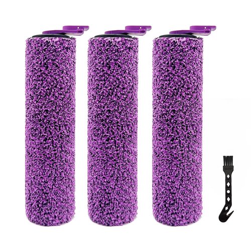 3-Pack Brush Roller for Shark 3-in-1 Steam Mop | Replacement Part Fits Models SD205CCO SD205 SD201 SD201C SD201Q SD200 | Compatible with Shark Floor Steamer