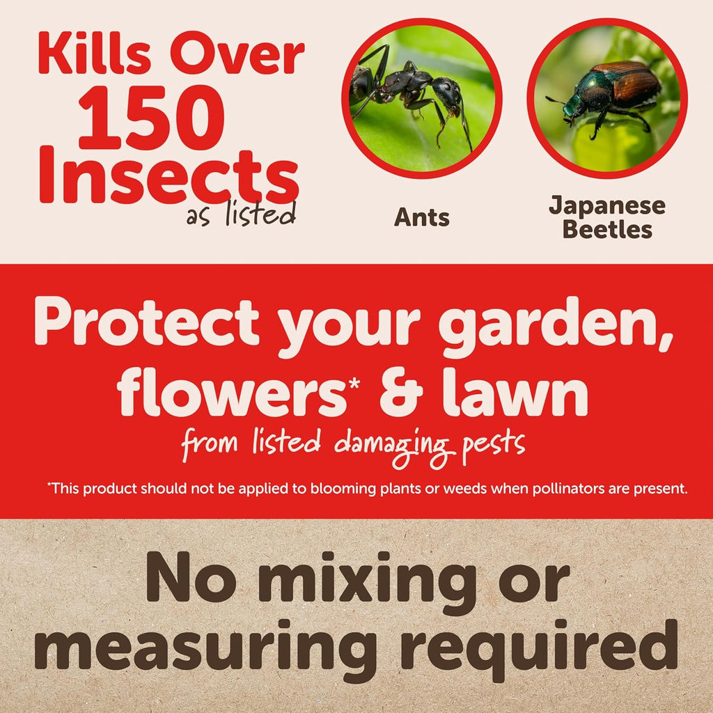 Sevin Insect Killer Dust | Effective Pest Control - 3LB Size for Home and Garden
