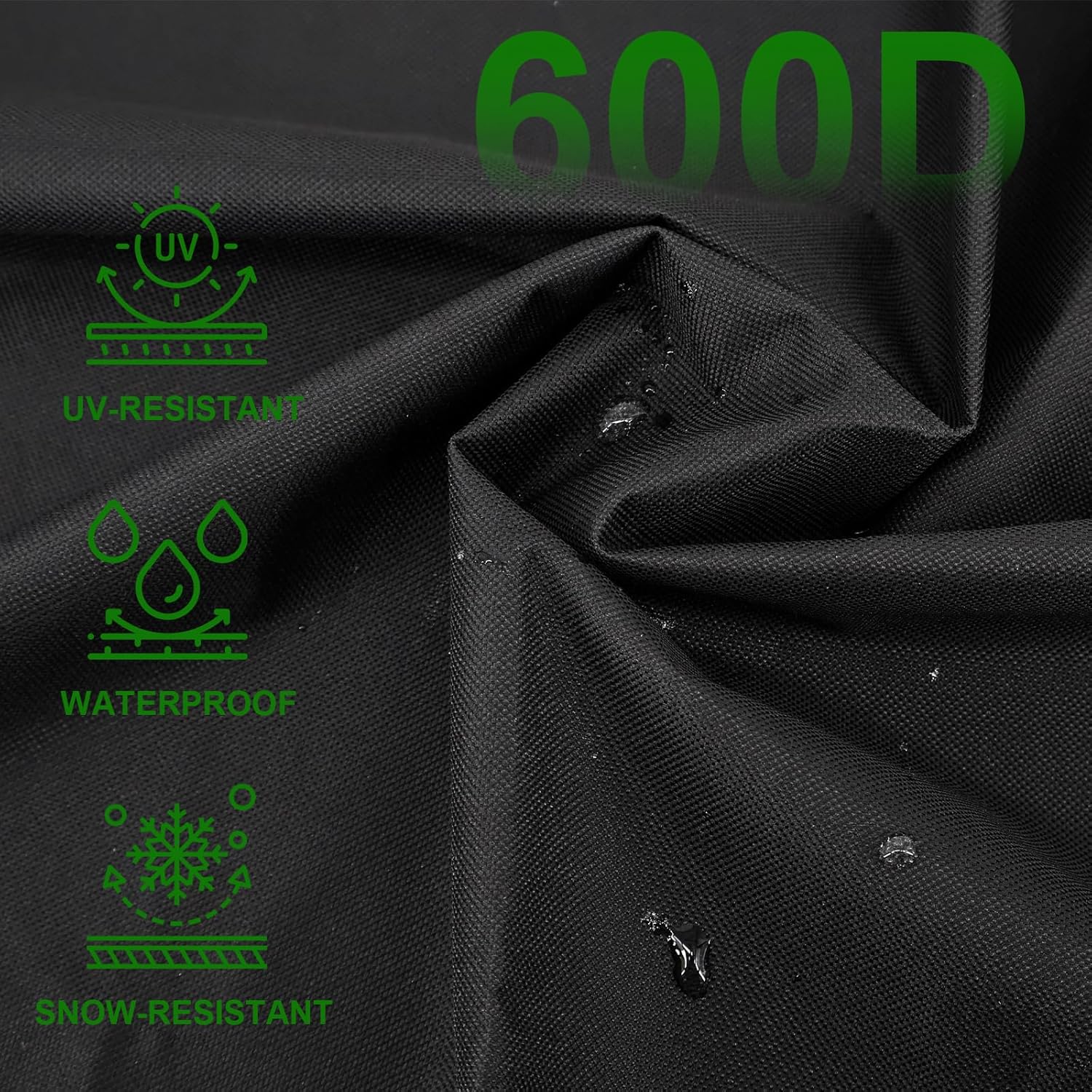 Weber Grill Cover - Heavy Duty Waterproof Protection for Genesis E-315, S-315, E-325, E-330, E-335, S-335 | Fits 60" BBQs