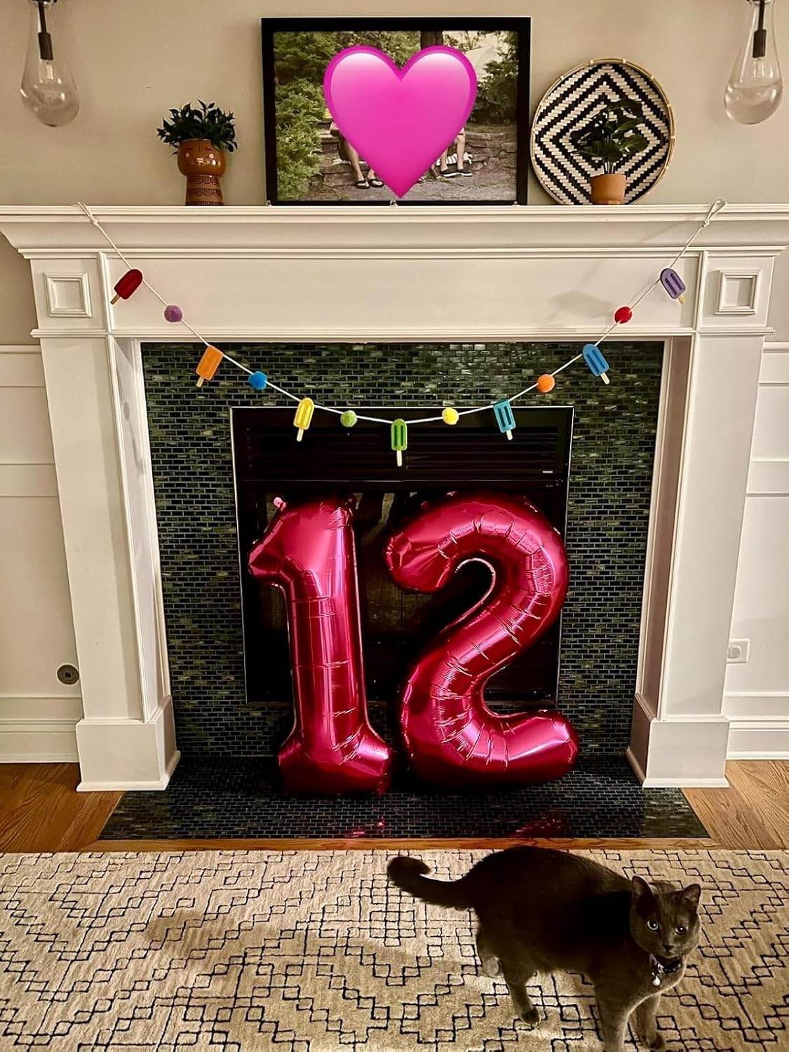 Number 6 Balloon - 40 Inch Rose Purple Birthday Decoration for Boys & Girls | Perfect for 6th Birthday Celebrations