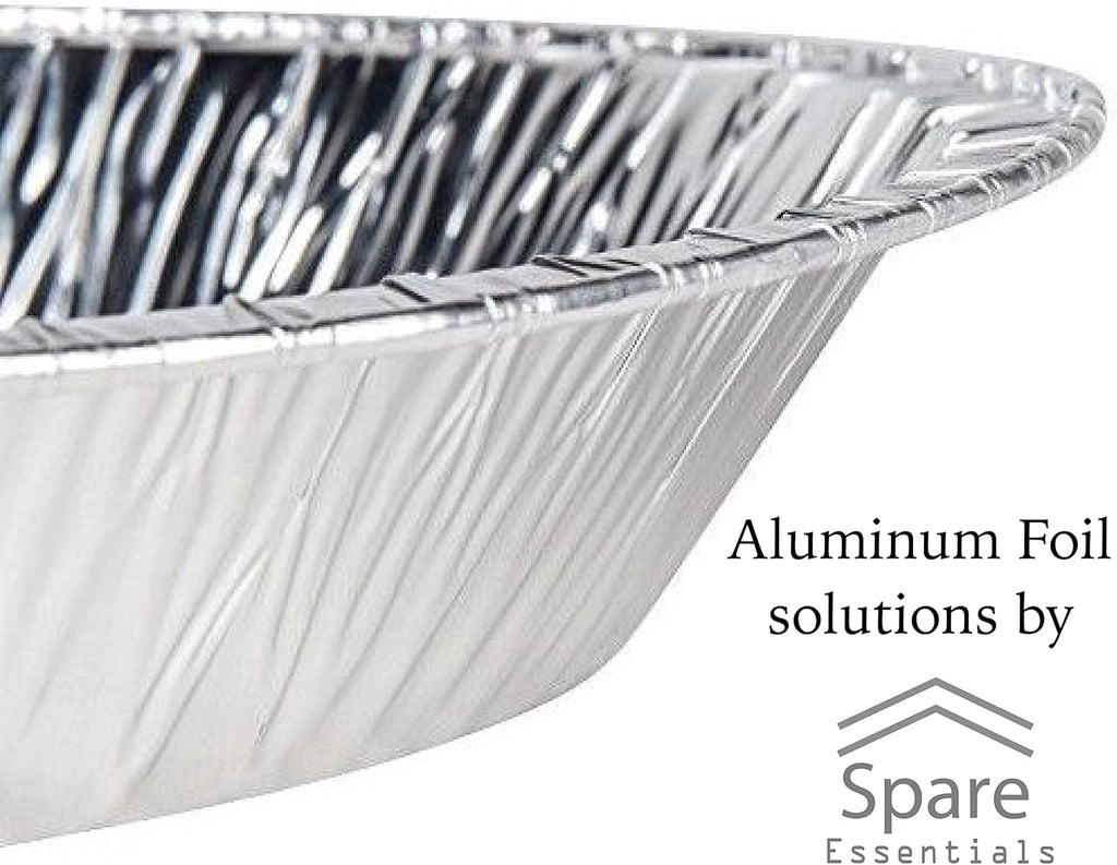 Aluminum Foil Pie Tins - 25 Pack Disposable Baking Pans | Round & Freezer Safe for Quiche, Tarts, Pies