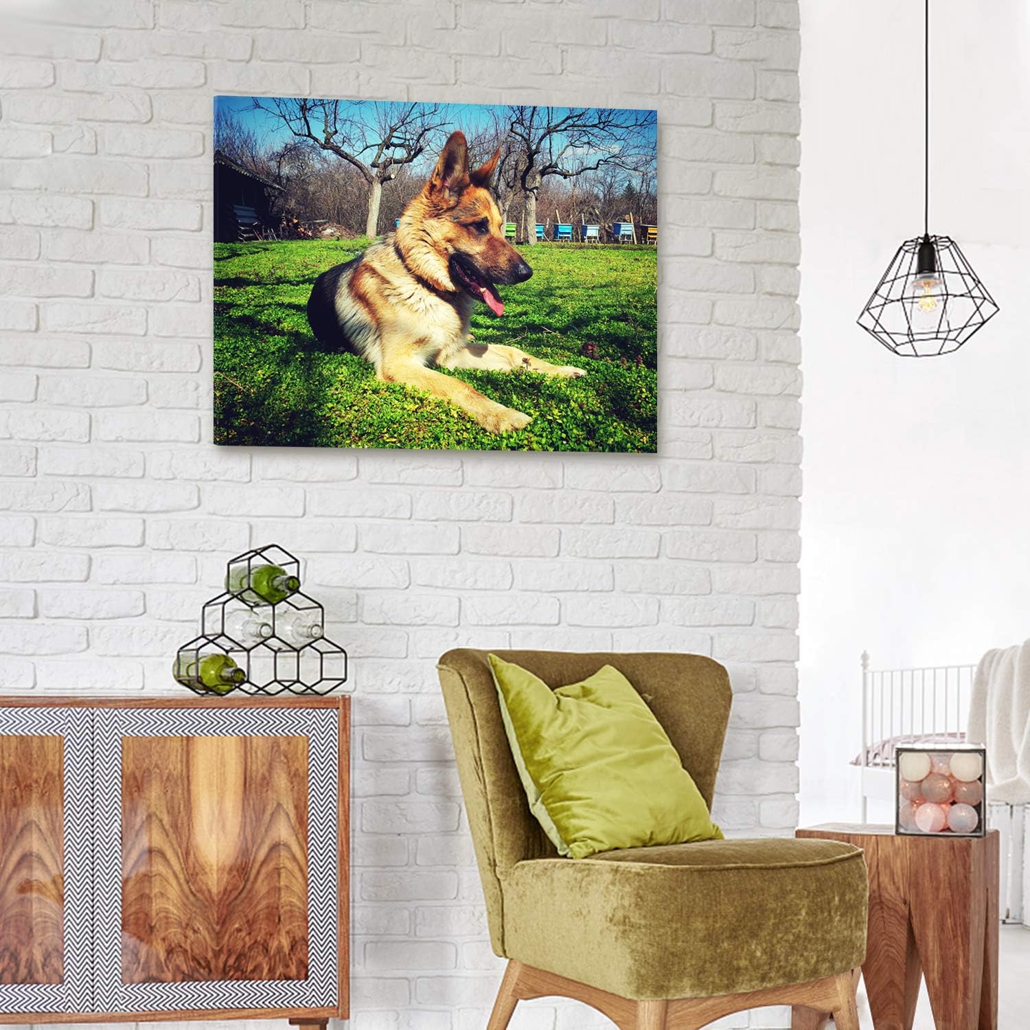 Personalized Canvas Print by [Brand Name] - Custom Photo Wall Art for Home Décor | 14" W x 11" H