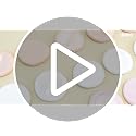 AUEAR Washable Pure Cotton Powder Puffs 10 Pack Beige 2.36 Inch