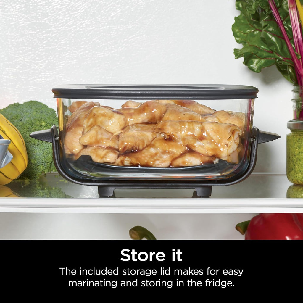 Ninja 4-QT CleanCrisp™ Glassware Container - Microwave & Dishwasher Safe, PFAS Free