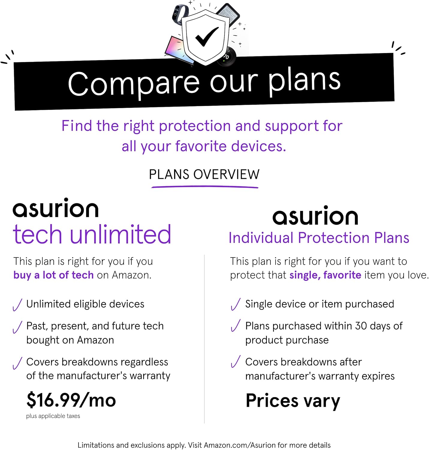 ASURION 3-Year Floorcare Protection Plan | Comprehensive Coverage for $150 - $174.99