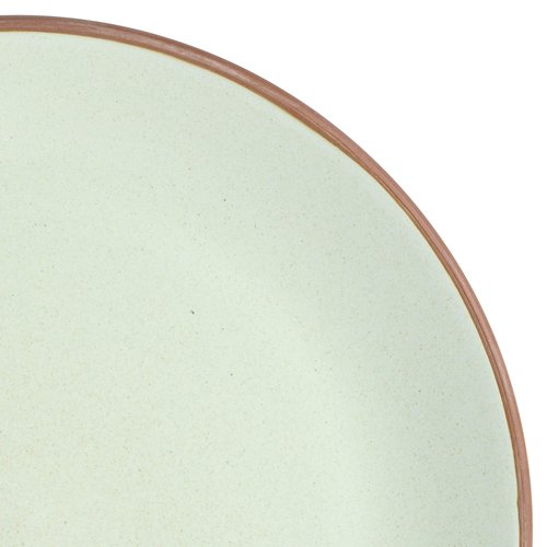 Gibson Elite Contempo Classic 16-Piece Double Bowl Dinnerware Set, Service for 4 – Mint Stoneware Plates and Bowls