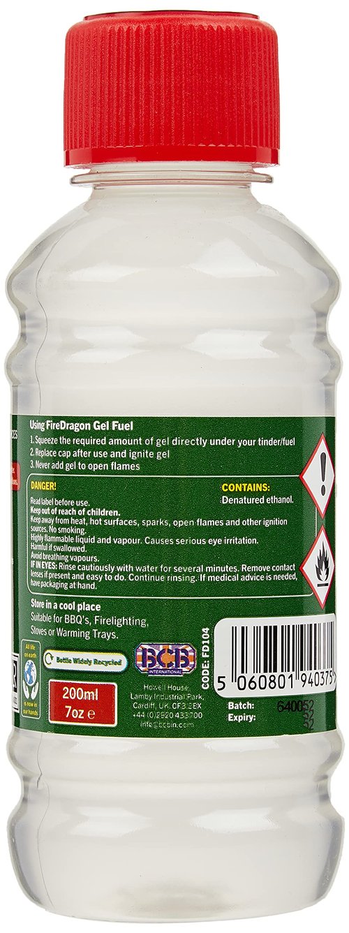 BCB Adventure Fire Dragon Gel Fuel, 250ml