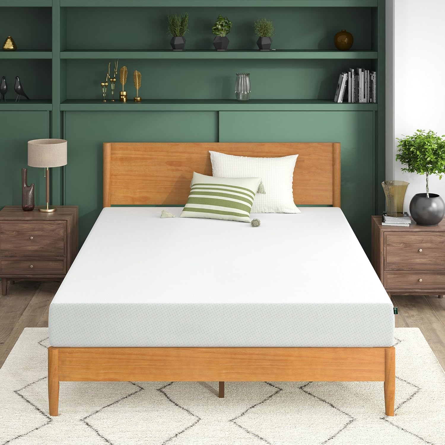 Zinus Memory Foam Mattress - 8 Inch Green Tea Infused Comfort | King Size