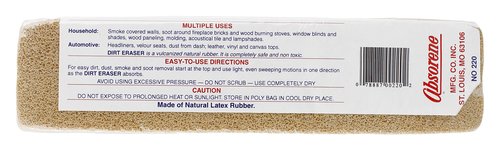 Absorene Dirt Eraser Large Beige 1 3/4"H x 3 3/4"W x 7 1/4"D