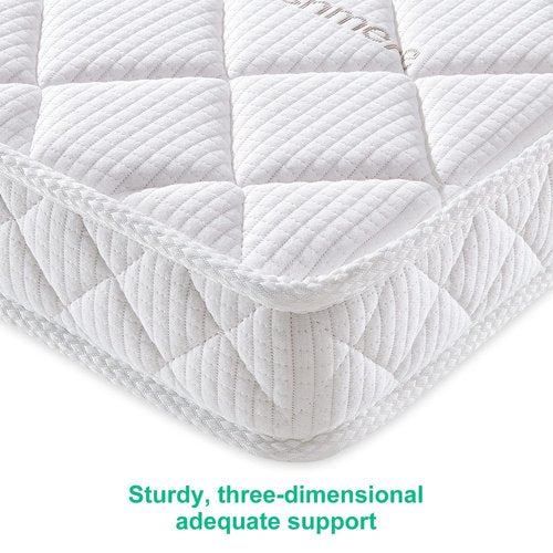 Letmxiu Premium Crib Mattress - Hypoallergenic 5" Thick Firm Soft Design | 100% Knitted Fabric, Fits Standard Cribs & Toddler Beds