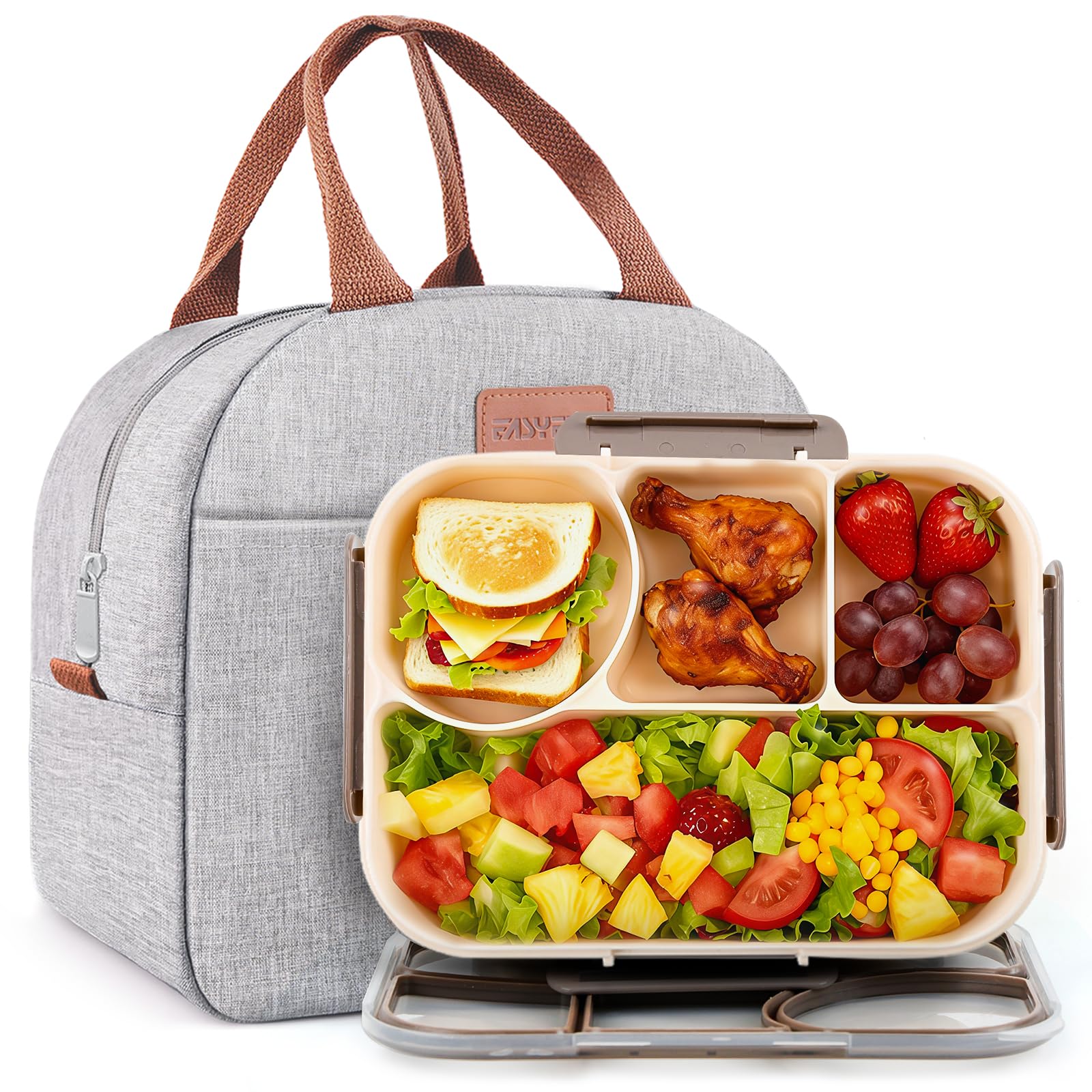 Bento Lunch Box Set Bento Box, 4-Compartment