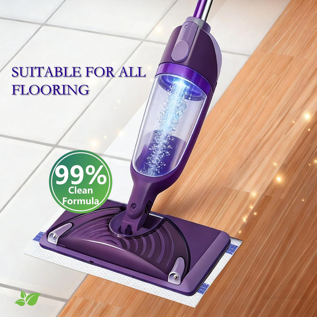 Skiennix Wet Jet Mop Refill Pads - Thickened Microfiber for Superior Absorbency | Multi-Surface Cleaning