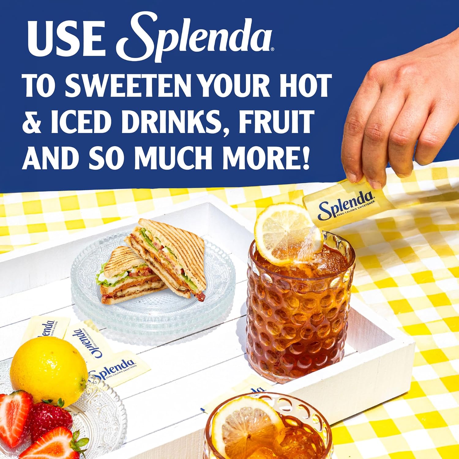 SPLENDA Zero Calorie Sweetener | 800 Packets for Guilt-Free Sweetening