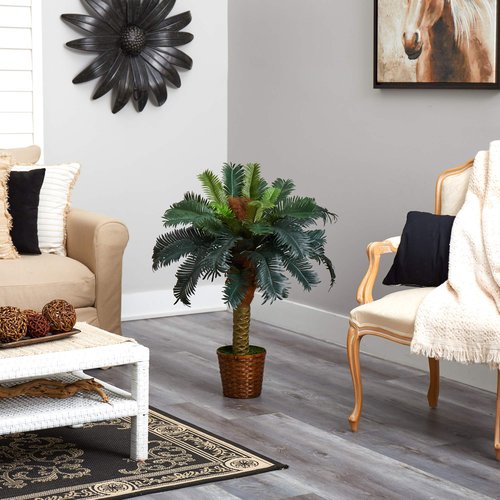 Nearly Natural 3ft. Sago Palm Artificial Tree
