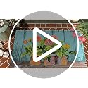 Spring Floral Door Mat 17x30 - Non-Slip Welcome Decor