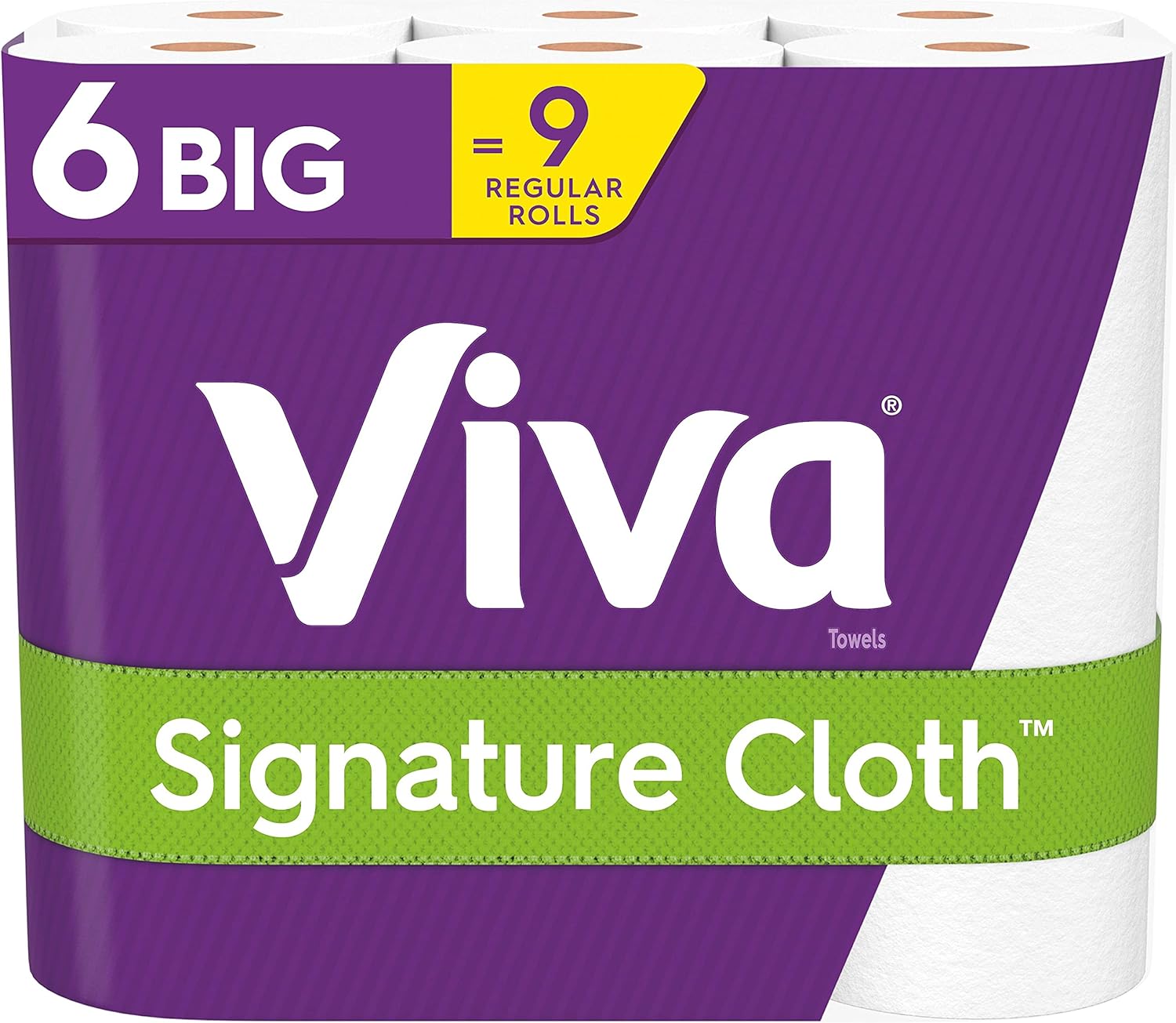 Viva Signature Cloth Choose-A-Sheet - 6 Big Rolls (78 Sheets Each) for Ultimate Cleaning Power