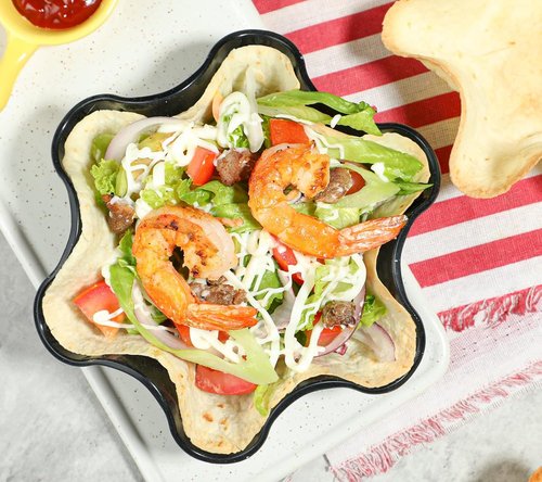 Koluti Tortilla Bowl Maker - Nonstick Silicone Taco Salad Shell Pan | 3 Pack, Oven & Microwave Safe, Black