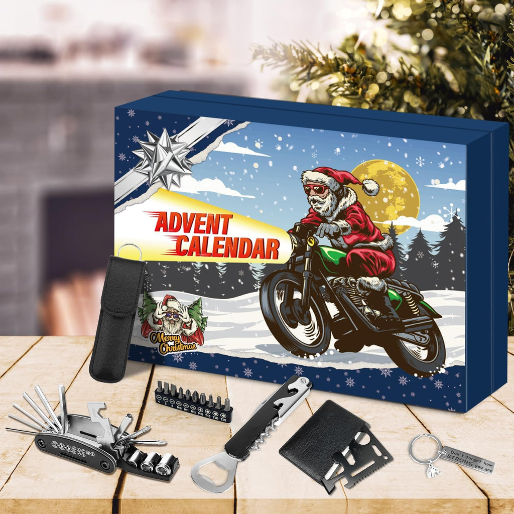 MOVINPE Advent Calendar for Men | 24 Days of Gadgets, Tools & Fun Gifts for Christmas 2025