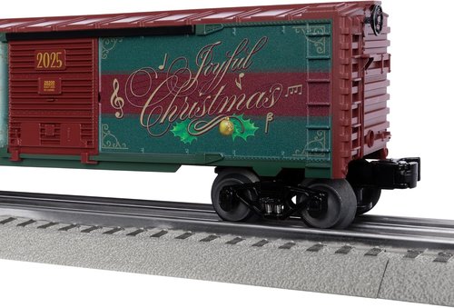 Lionel O Gauge Model Train Boxcar - 2025 Christmas Music Edition | Festive Design & Detail