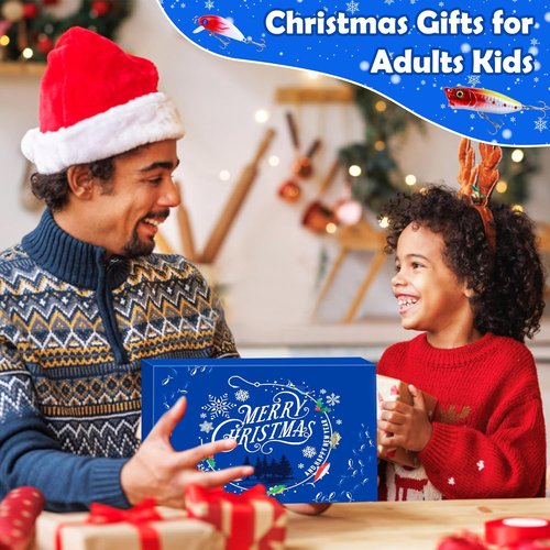 Fishing Advent Calendar 2025 - Countdown to Christmas with Lures for Teen Boys & Adult Fishermen