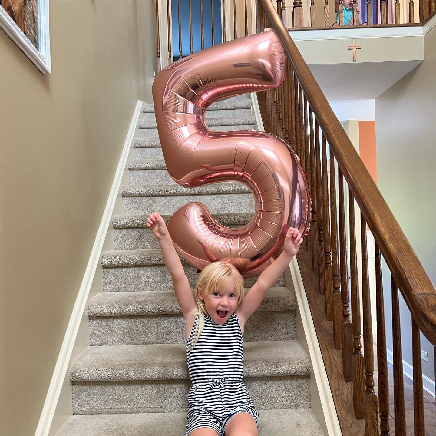 Rose Gold Number 7 Balloon - 40 Inch Birthday Decoration for Kids & Adults | Perfect for 7th Birthday Parties