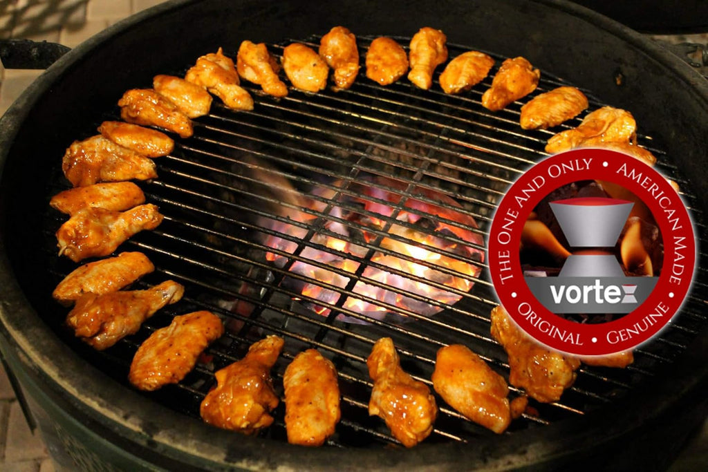 VORTEX Direct Heat Charcoal Grill Accessory - Medium Size for Weber Kettle & Big Green Egg