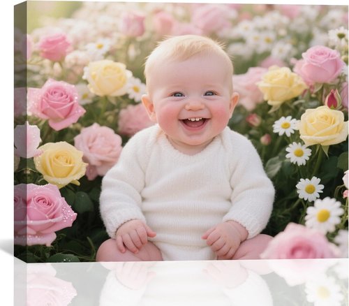 Custom Canvas Prints by Ship Next Day - Personalized Wall Art for Living Room & Bedroom | Framed Photo Gifts - 10"W x 8"L