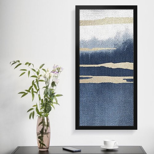 LaVie Home 11x22 Black Picture Frame - HD Plexiglass Wall Display for Vertical or Horizontal Use