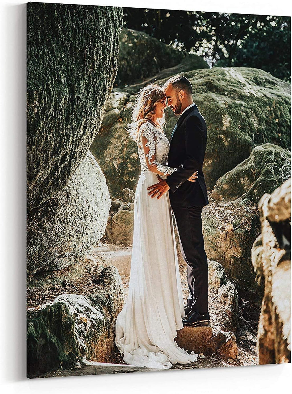 P&L ART Personalized Custom Canvas Prints - Transform Your Photos into Stunning Wall Art | 18x24 Framed