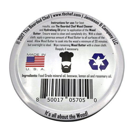 Wood Butter - 8 oz. - Cutting Boards - Butcher Blocks - Veteran Owned - Made in the USA