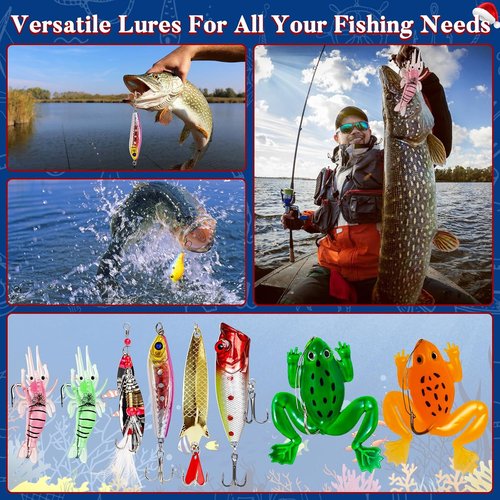 Fishing Advent Calendar 2025 by [Brand Name] - 24 Days of Fishing Tools & Accessories | Perfect Christmas Gift for Men