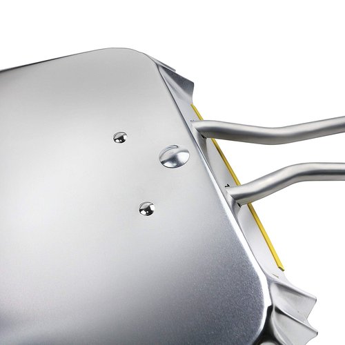 PHYEX 3-Pack 17" Heavy Duty Metal Dust Pans, Wide Dustpans for Household, Easy to Assemble